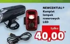 Kaufland Zestaw lampek rowerowych led usb Newcential oferta