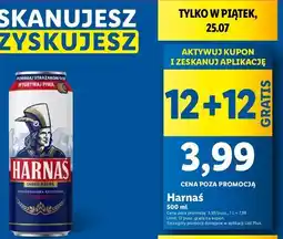 Lidl Piwo Harnaś Jasne Pełne oferta