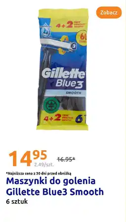 Action Maszynki do golenia Gillette Blue3 Smooth oferta