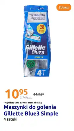 Action Maszynki do golenia Gillette Blue3 Simple oferta