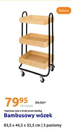 Action Bambusowy wózek oferta