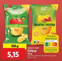 Lidl Chipsy słoneczny pomidor SNACK DAY oferta