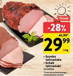 Intermarche Szynka tatrzańska Olewnik oferta
