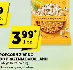 Groszek Popcorn ziarno do prażenia Bakalland oferta