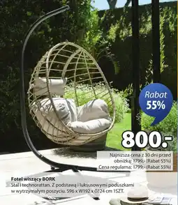 JYSK Fotel wiszący oferta