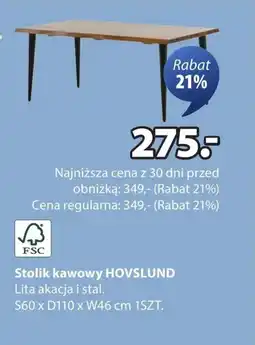 JYSK Stolik kawowy Dio oferta