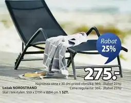 JYSK Leżak Nordstrand oferta