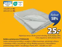 JYSK Kołdra oferta
