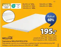JYSK Materac Wellpur oferta