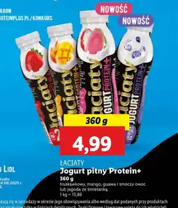 Lidl Jogurt pitny Łaciaty oferta