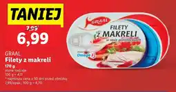 Lidl Filet z makreli Graal oferta