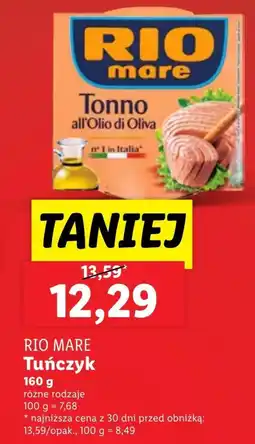Lidl Tuńczyk Rio Mare oferta