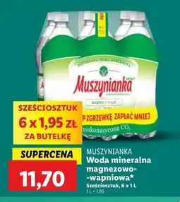 Lidl Woda mineralna Muszynianka oferta