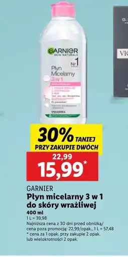 Lidl Płyn micelarny Garnier oferta