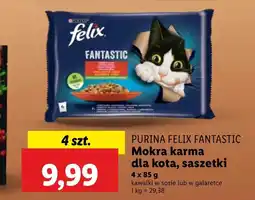Lidl Mokra karma dla kota Felix oferta