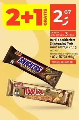 Dealz Rurka z nadzieniem Twix oferta