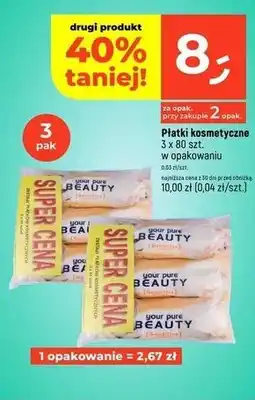 Dealz Płatki kosmetyczne Your Pure Beauty oferta