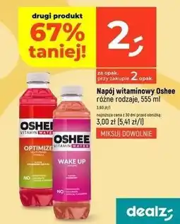 Dealz Napój optimize Oshee Vitamin Water oferta