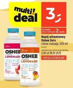 Dealz Napój mango Oshee Vitamin Lemonade Zero oferta