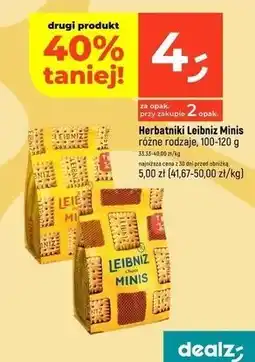 Dealz Herbatniki choco Leibniz Minis oferta