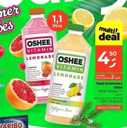 Dealz Lemoniada malina-grejpfrut Oshee Vitamin Lemonade oferta