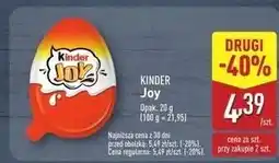 ALDI Jajko z niespodzianką Kinder Joy oferta