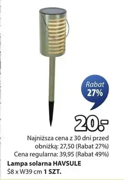 JYSK Lampa solarna oferta