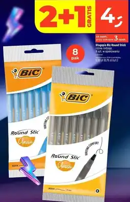Dealz Długopis round stick czarny Bic Round Stick oferta