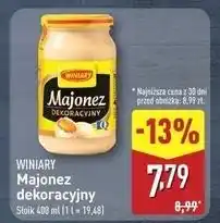 ALDI Majonez dekoracyjny Winiary oferta