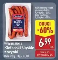 ALDI Kiełbaski śląskie z szynki Wędliniarnia Classic oferta