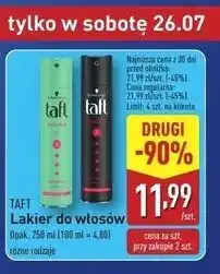 ALDI Lakier do włosów Taft Power oferta
