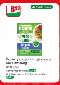 Dino Danie gotowe ryż biryani indyjski vege Z Gruntu Dobre oferta