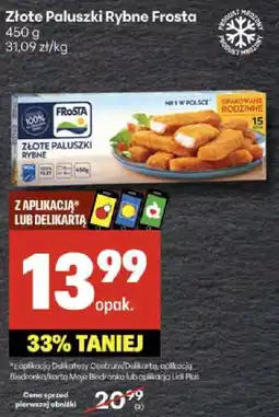 Delikatesy Centrum Paluszki rybne Złote Frosta oferta
