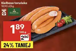 Delikatesy Centrum Kiełbasa toruńska Gustavus oferta