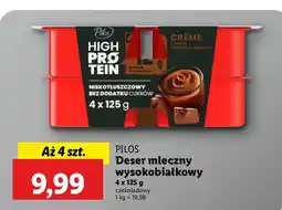 Lidl Deser mleczny wysokobiałkowy PILOS oferta