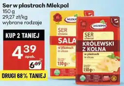 Delikatesy Centrum Ser w plastrach Królewski z Kolna/Sala Mlekpol oferta