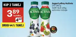 Delikatesy Centrum Jogurt pitny Activia truskawkowy/kiwi/borówkowy oferta