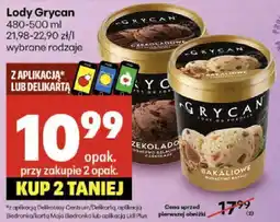 Delikatesy Centrum Lody Grycan oferta