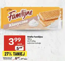 Delikatesy Centrum Wafle Familijne klasyczne śmietankowe oferta