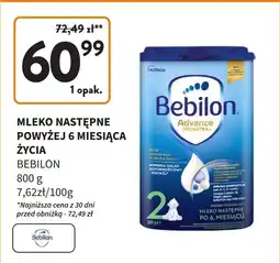 Intermarche Mleko Bebilon 2 oferta