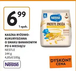 Intermarche Kaszka ryżowo-kukurydziana o smaku bananowym po 6 miesiącu Nestle oferta