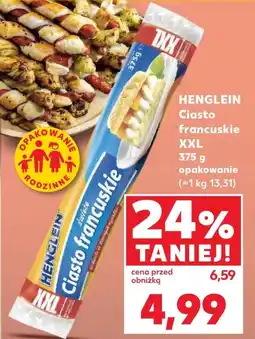 Kaufland Ciasto francuskie Henglein oferta