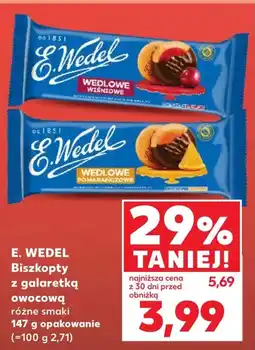 Kaufland Biszkopty z galaretką E. Wedel oferta