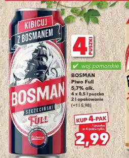 Kaufland Piwo Bosman oferta