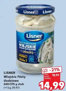 Kaufland Filety śledziowe Lisner oferta