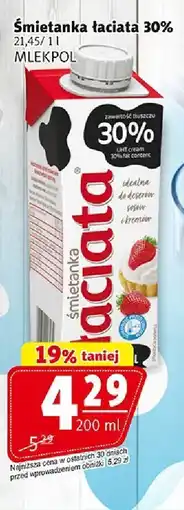Prim Market Śmietanka łaciata 30% Mlekpol oferta