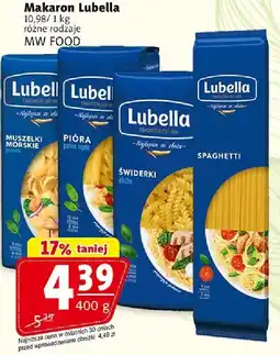 Prim Market Makaron Lubella różne rodzaje MW FOOD oferta