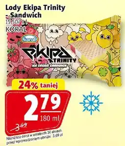 Prim Market Lody Ekipa Trinity Sandwich Koral oferta
