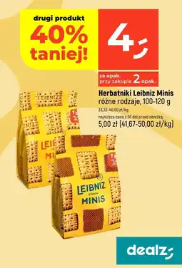 Dealz Herbatniki Leibniz Minis różne rodzaje oferta