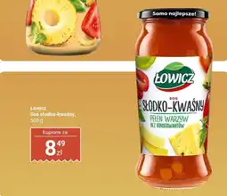 Biedronka Sos słodko-kwaśny Łowicz oferta